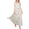 Alice And Olivia Alice + Olivia Monnie Cotton Long Dress In Sweet Nothings