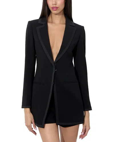 Alice And Olivia Alice + Olivia Mya Blazer In Black