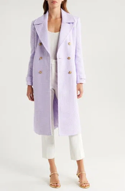 Alice And Olivia Alice + Olivia Nicholas Double Breasted Tweed Coat