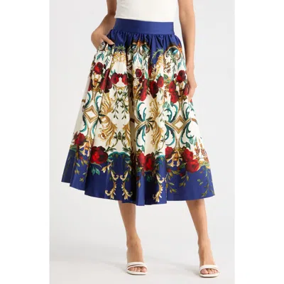 Alice And Olivia Alice + Olivia Nilda Maxi Skirt In Blue