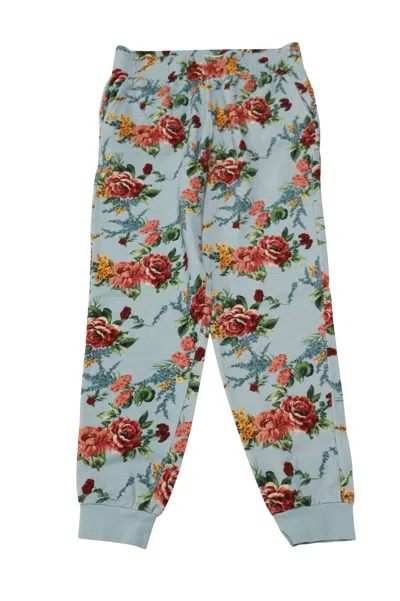 Alice And Olivia Alice + Olivia Nyc Slim-fit Joggers In Light Blue Cotton