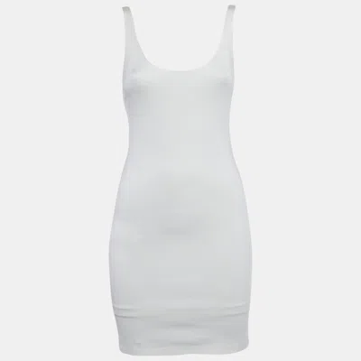 Alice And Olivia Alice + Olivia Off White Jersey James Mini Dress