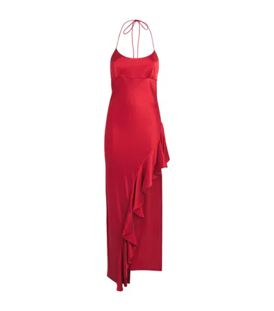 Alice And Olivia Alice+olivia Palma Maxi Dress In Red