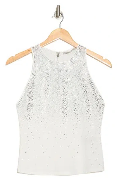 Alice And Olivia Alice + Olivia Pania Crystal Embellished Tank