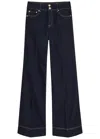 Alice And Olivia Alice + Olivia Perfect Wide-leg Jeans In Blue