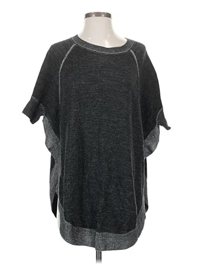 Pre-owned Alice And Olivia Alice + Olivia Poncho In Gray