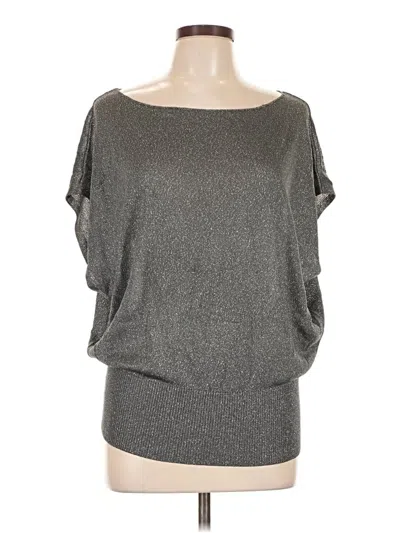 Pre-owned Alice And Olivia Alice + Olivia Poncho In Gray