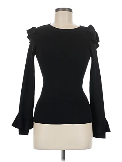 Pre-owned Alice And Olivia Alice + Olivia Pullover Sweater In Black