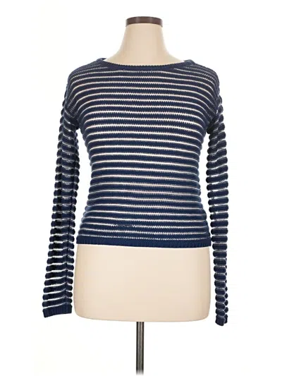 Pre-owned Alice And Olivia Alice + Olivia Pullover Sweater In Blue