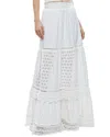 Alice And Olivia Reise Broderie Anglaise Cotton Maxi Skirt