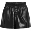 ALICE AND OLIVIA ALICE + OLIVIA RICHIE FAUX LEATHER BOXER SHORTS