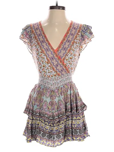 Pre-owned Alice And Olivia Alice + Olivia Romper In Gray