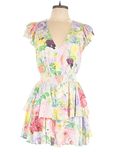 Pre-owned Alice And Olivia Alice + Olivia Romper In Pink