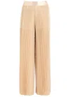 Alice And Olivia Rosalie Trousers In Gold