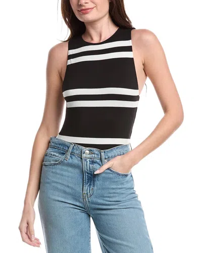 Alice And Olivia Alice + Olivia Rothy Sculpted Bodysuit In Black