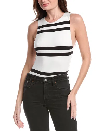 Alice And Olivia Alice + Olivia Rothy Sculpted Bodysuit In Black