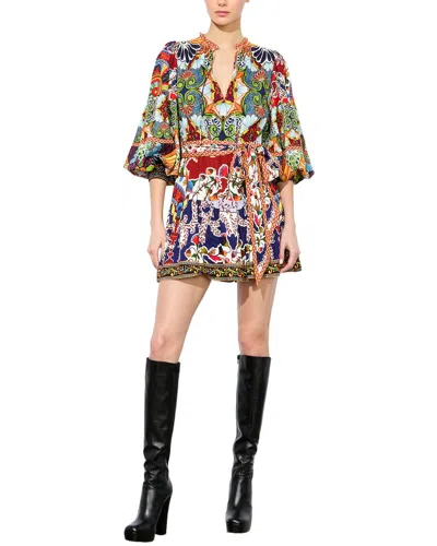 Alice And Olivia Alice + Olivia Sadie Dress In Multi
