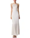 Alice And Olivia Samia Silk-blend Gown