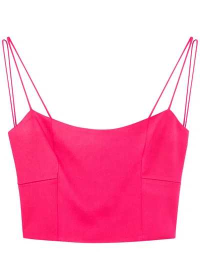 Alice And Olivia Alice + Olivia Saylor Bustier Satin Top