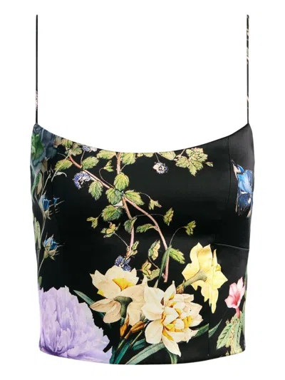 Alice And Olivia Alice+olivia Saylor Bustier Top In Black
