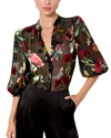 ALICE AND OLIVIA ALICE + OLIVIA SHEILA BUTTON DOWN