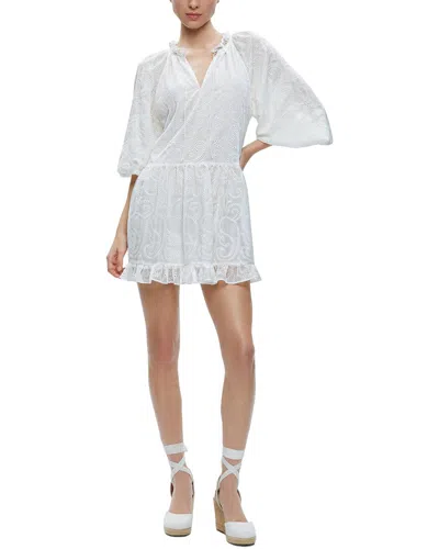 Alice And Olivia Alice + Olivia Sherrie Tunic Dress In White