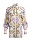 Alice And Olivia Multicolor Lane Printed Shirt