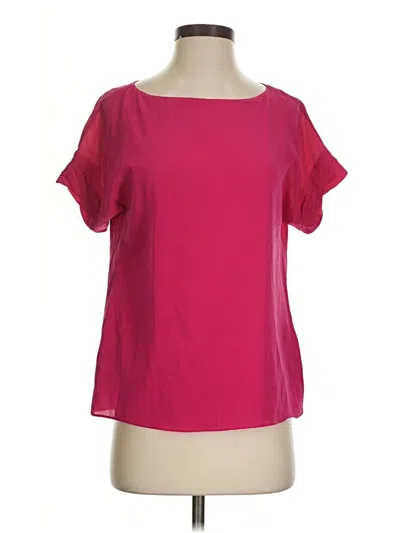 Pre-owned Alice And Olivia Alice + Olivia Short Sleeve T-shirt In Pink