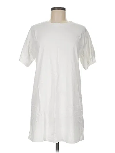Pre-owned Alice And Olivia Alice + Olivia Short Sleeve T-shirt In White
