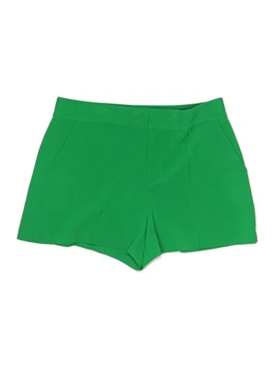 Pre-owned Alice And Olivia Alice + Olivia Shorts In Green