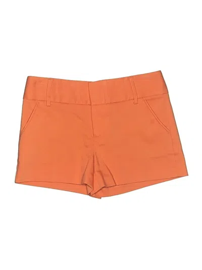 Pre-owned Alice And Olivia Alice + Olivia Shorts In Orange