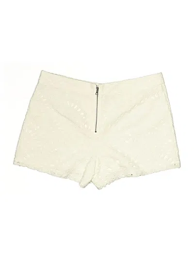 Pre-owned Alice And Olivia Alice + Olivia Shorts In White