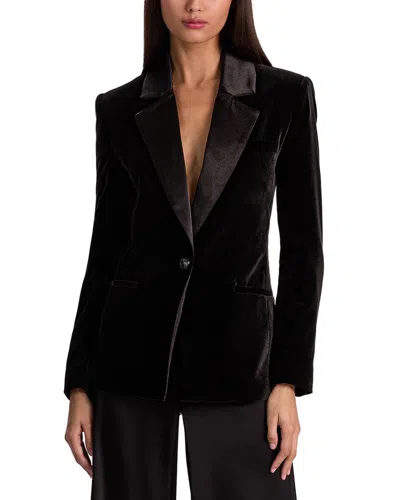 Alice And Olivia Alice + Olivia Silas Slim Blazer In Black