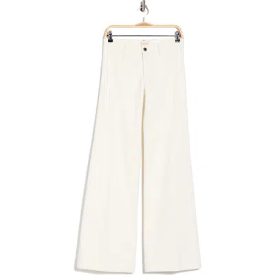 Alice And Olivia Alice + Olivia Slay Heart Pocket Wide Leg Jeans In White