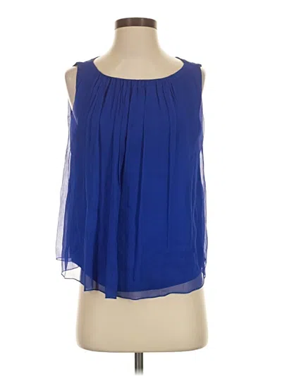 Pre-owned Alice + Olivia Sleeveless Blouse In Blue