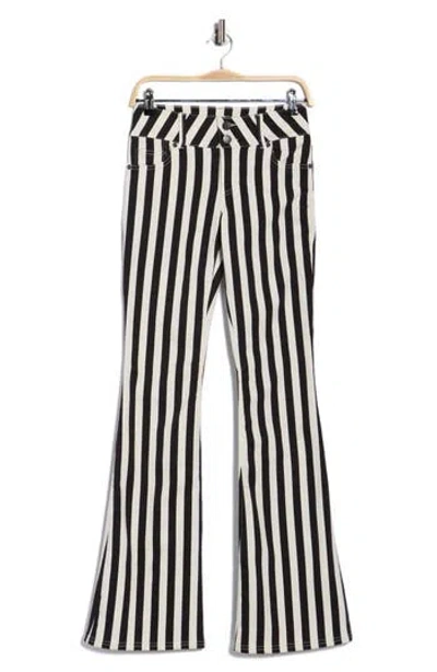 Alice And Olivia Alice + Olivia Stacey Low Rise Bell Bottom Jeans In Black