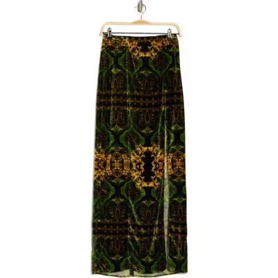 Alice And Olivia Alice + Olivia Stephine Velvet Maxi Skirt
