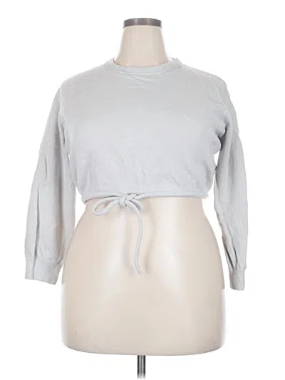 Pre-owned Alice And Olivia Alice + Olivia Sweatshirt In Gray