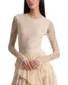 Alice And Olivia Alice + Olivia Taeyn Bodysuit In Multi