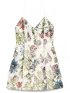 Alice And Olivia Tayla Structured Lantern Mini Dress