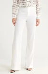 Alice And Olivia Alice + Olivia Teeny Low Rise Fit & Flare Bootcut Pants In Neutral