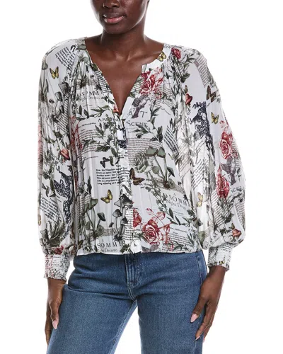 Alice And Olivia Alice + Olivia Thalia Blouse In White