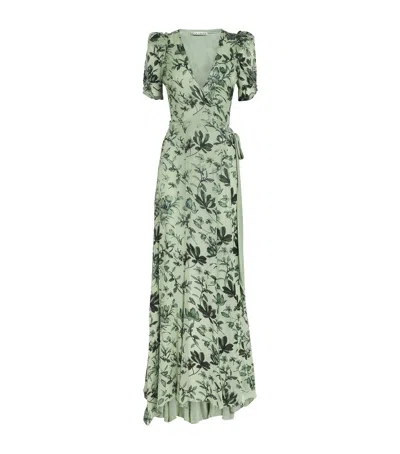 Alice And Olivia Alice+olivia Tiana Maxi Dress In Green