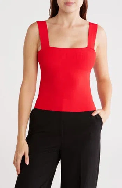 Alice And Olivia Alice + Olivia Torie Wide Strap Crop Tank
