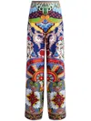 Alice And Olivia Alice + Olivia Athena Printed Trousers In Multicolour
