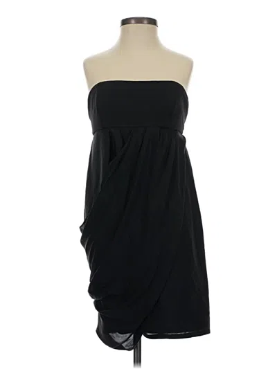 Pre-owned Alice And Olivia Alice + Olivia Tube Top Black Strapless Neckline Tops