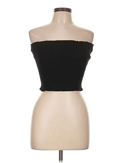 Alice And Olivia Alice + Olivia Tube Top Black Strapless Neckline Tops