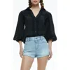 Alice And Olivia Venty Blouse In Black