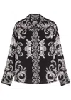 Alice And Olivia Alice + Olivia Willa Patterned Silk Shirt In Multi