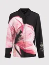 Alice And Olivia Alice + Olivia Willa Floral Silk Button-up Shirt